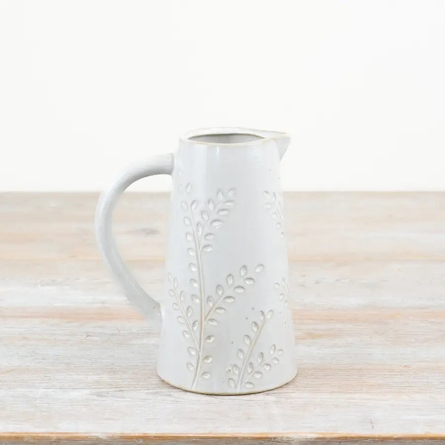 Leaf Design Jug, 17cm