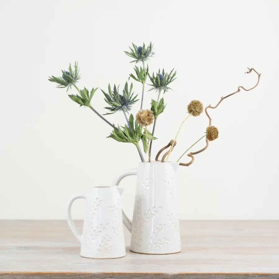 Leaf Design Jug, 17cm