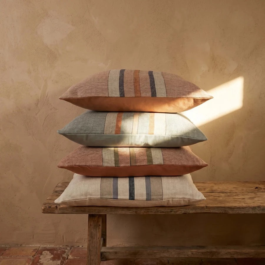 LOIRE STRIPE LINEN CUSHION - 3 Colours