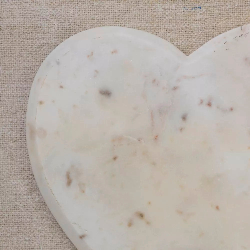 Marble Heart Serving Board Large