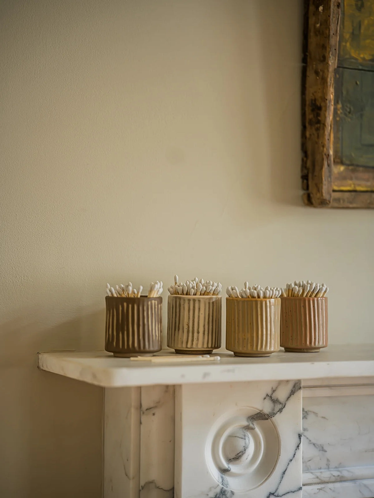 The Norfolk Collection | The Reeded Match Striker | Norfolk Clay/Weathered Oat