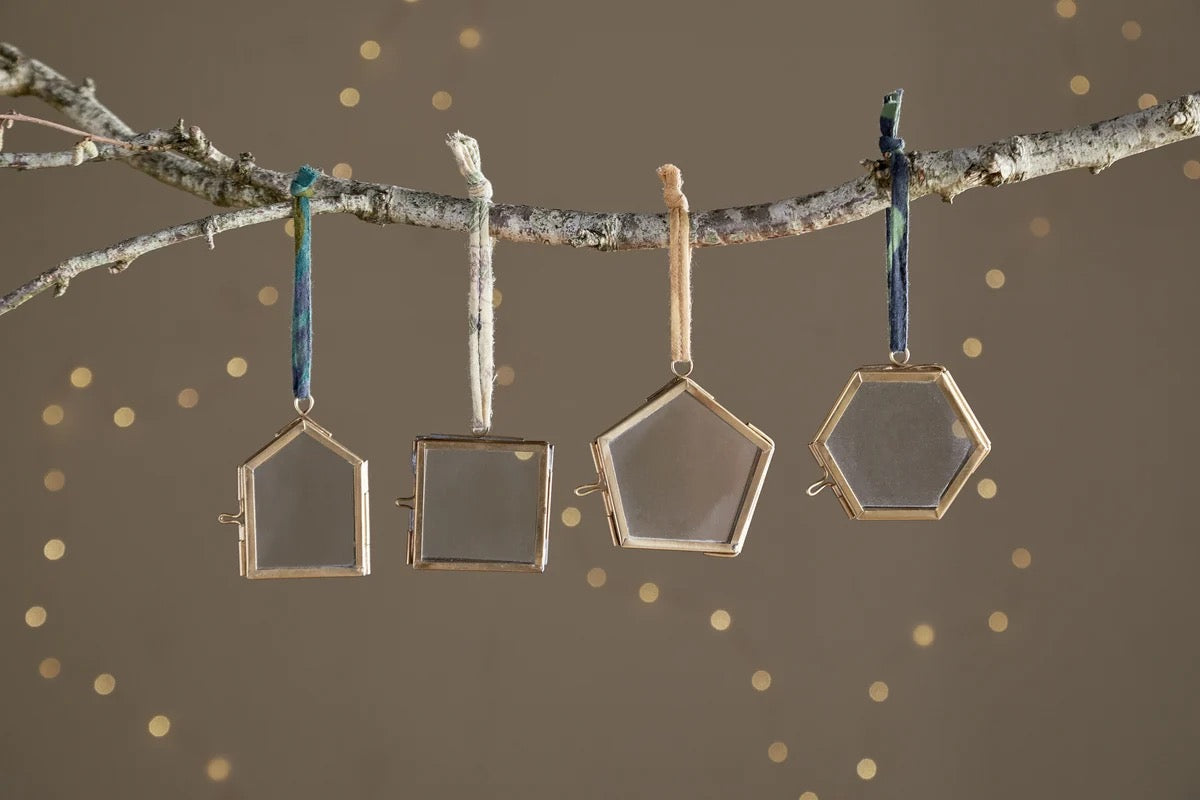 Tiny Kiko Frame Decorations - Aged Antique - (Set of 4)