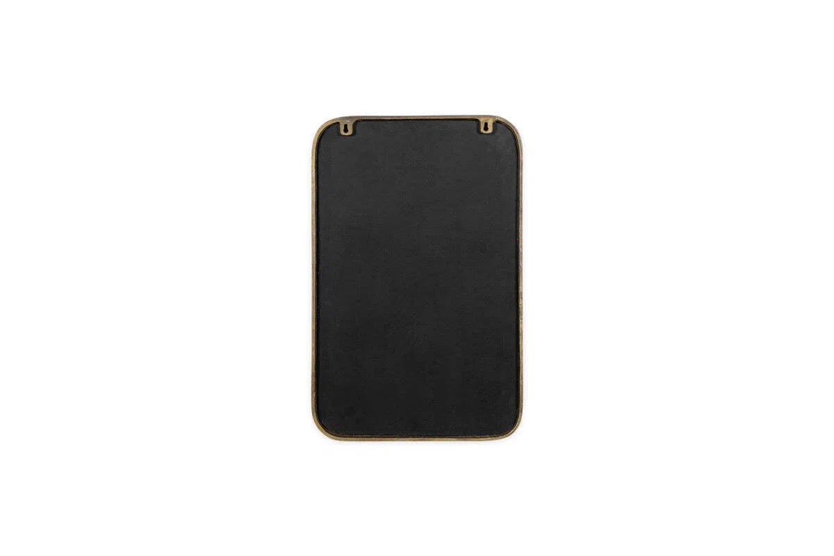 NKUKU Ungura Rounded Mirror - Antique Brass - Small