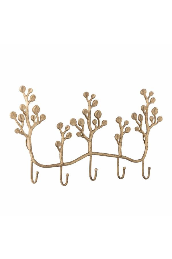Padova Coat Rack, Brass, Metal