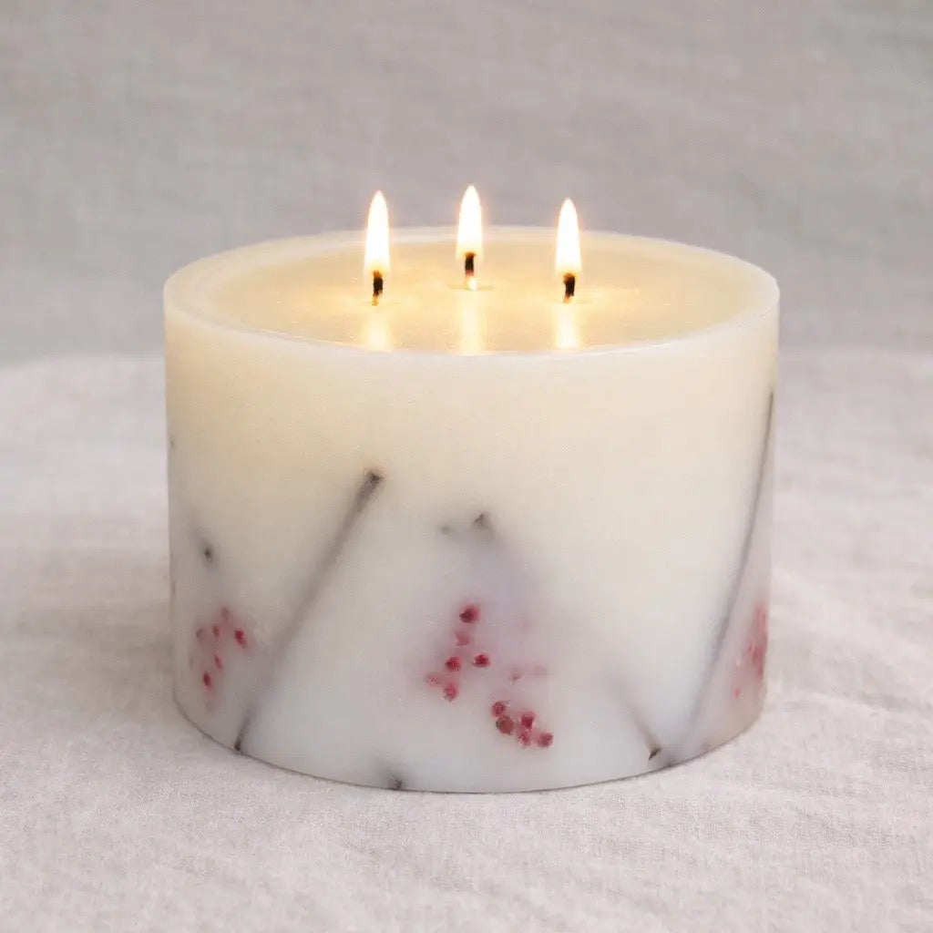 Pomegranate 3 Wick Botanical Candle