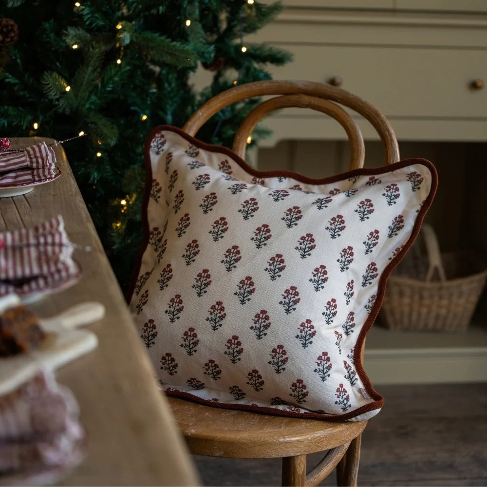 Chloe Christmas Print Cushion 45cm