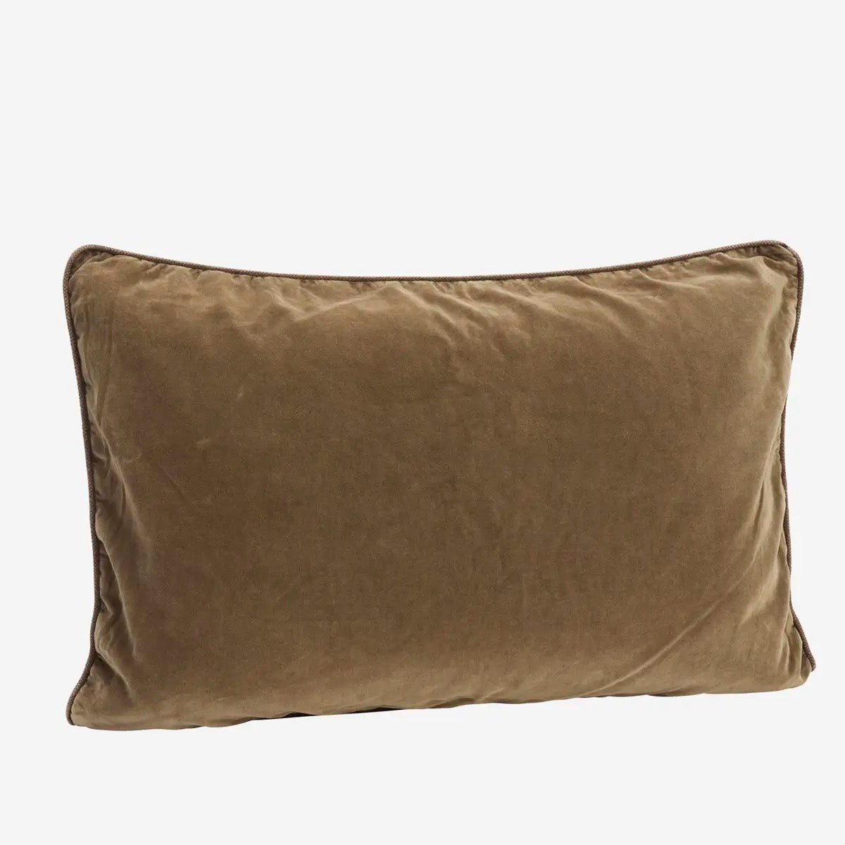 VELVET CUSHION COVER - 40X60CM - Dark Taupe