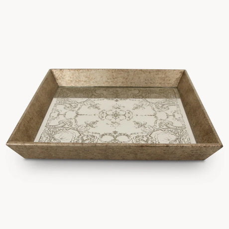 WALTHAM SQUARE MIRRORED DECORATIVE TRAY
