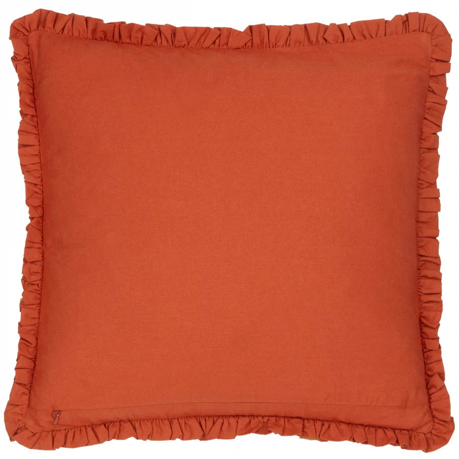 Henderson Embroided Cotton Cushion - 3 colour ways
