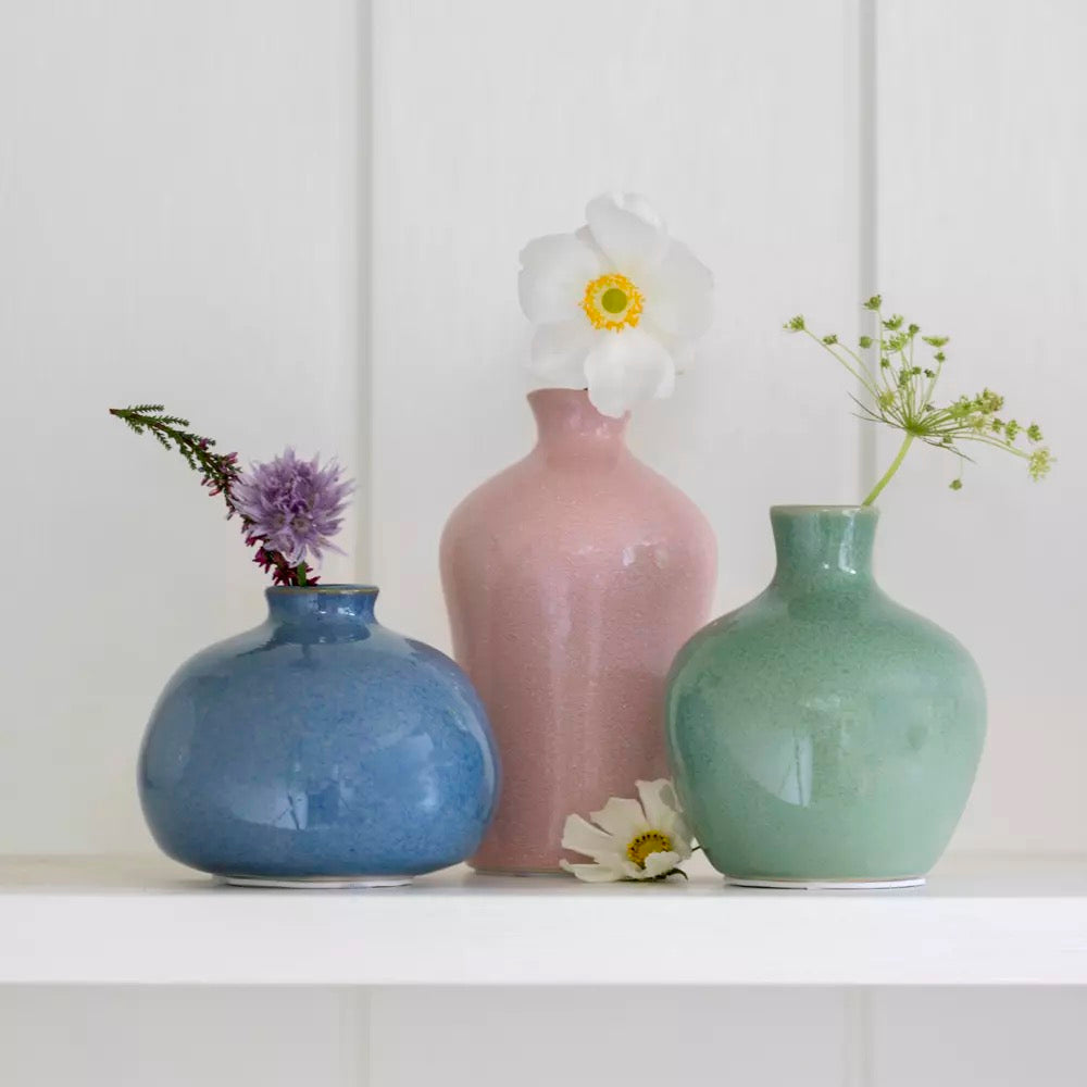 Bud Vase Green - 3 pretty colours