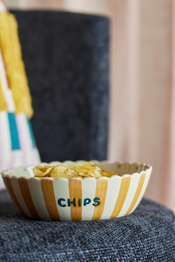 Chip Bowl, Multi, Stoneware