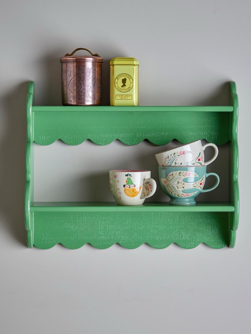 Salla Shelf, Green, Firwood