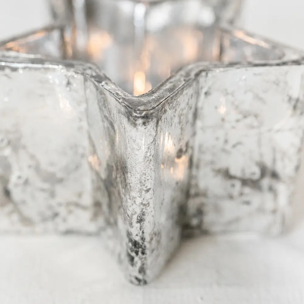 Starry Night T-Light Silver