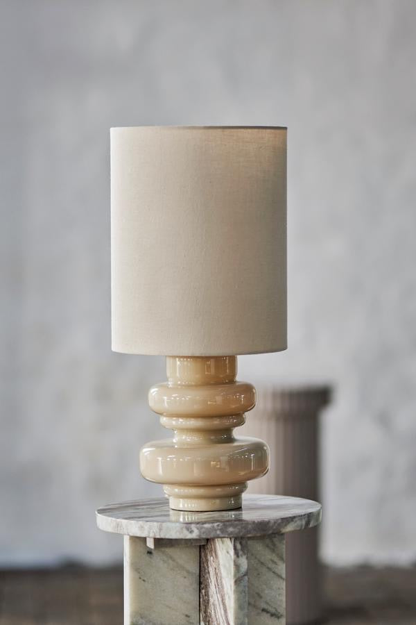 Fabiola Table lamp, Blue, Glass
