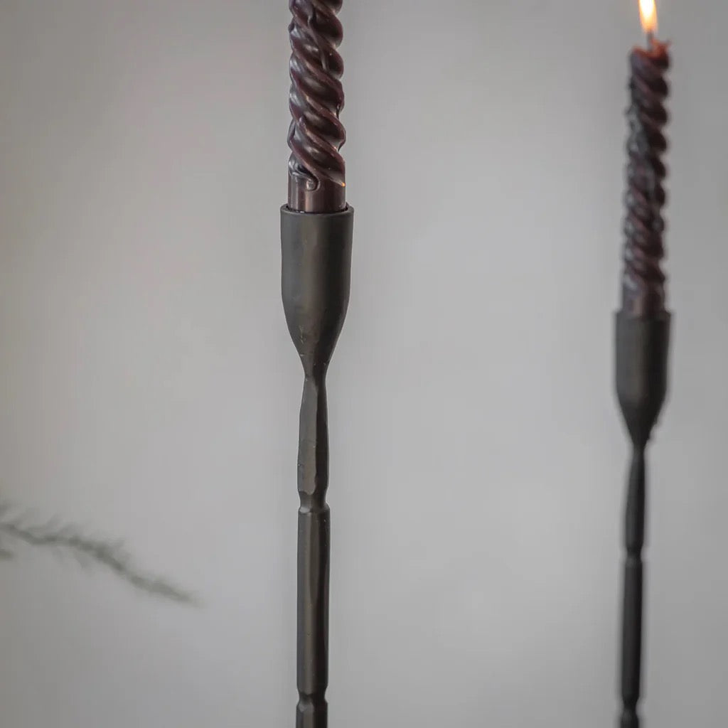 LOVEDALE IRON CANDLESTICK - 2 SIZES