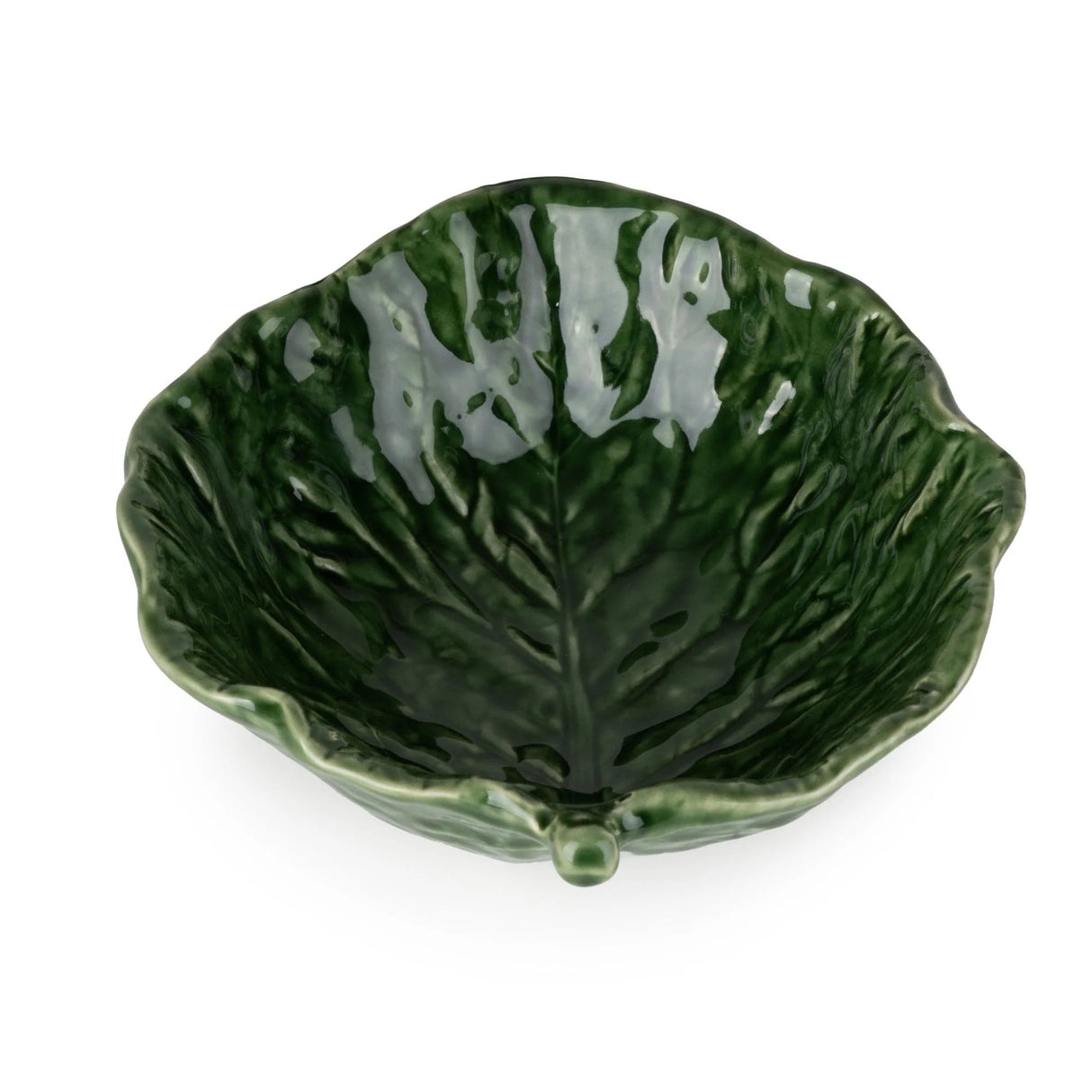 17 cm Bowl - Green Leaf