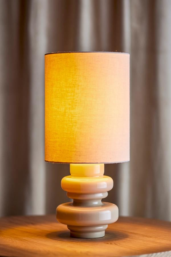 Fabiola Table lamp, Blue, Glass