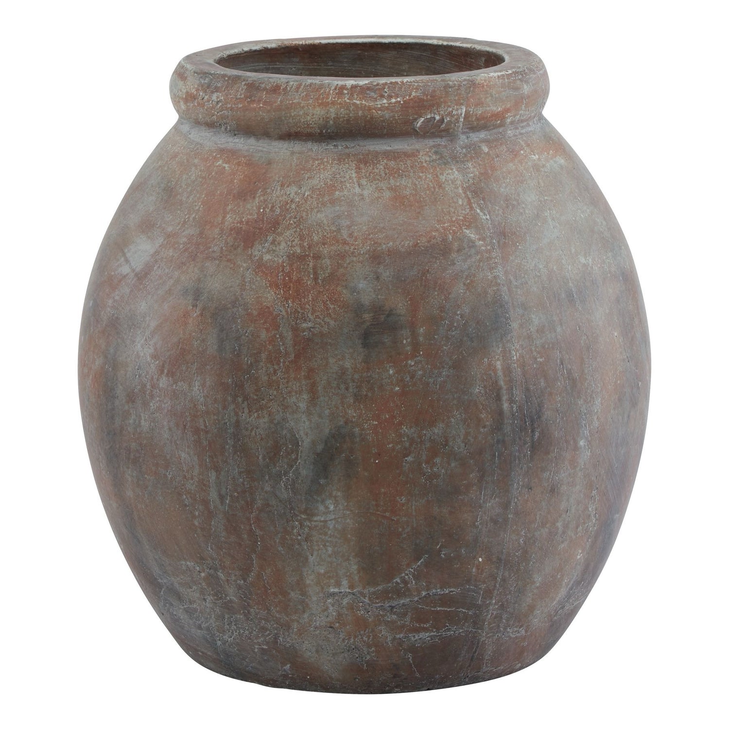 Hill Interior -Siena Brown Jar Shaped Planter
