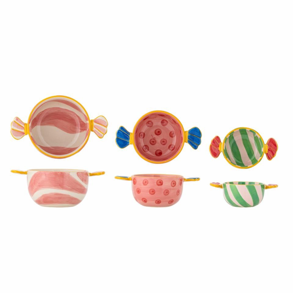 Caramella Bowl, Rose, Stoneware