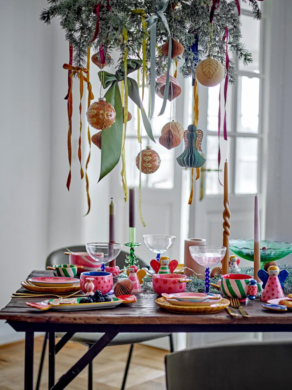 Caramella Serving Plate, Green, Stoneware