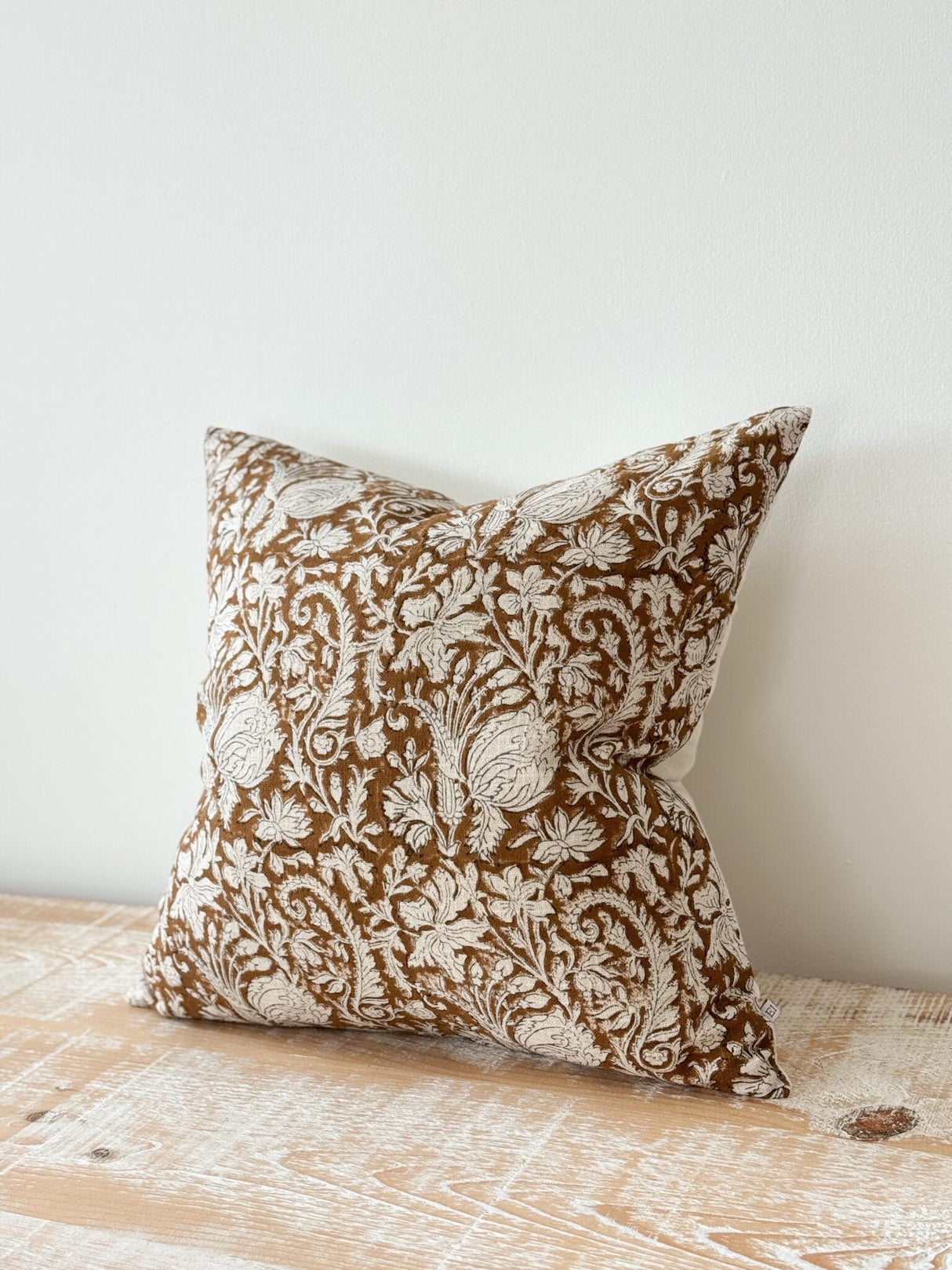 Ivy Rust Print Cushion