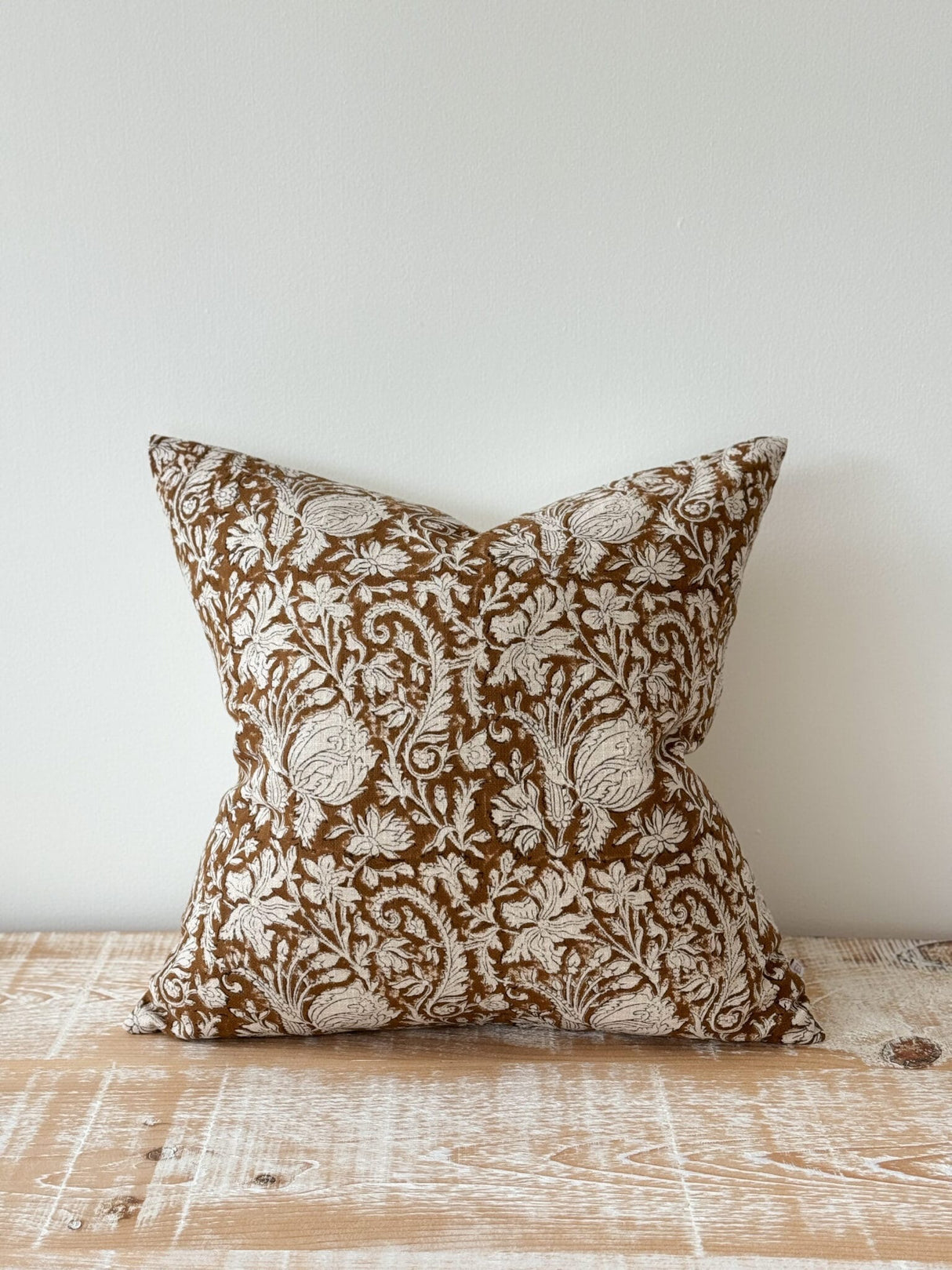 Ivy Rust Print Cushion