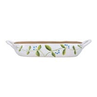 Stoneware Long Serving Dish - Meadow