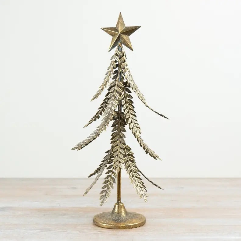 Gold Metal Decorative Tree, 46.5cm