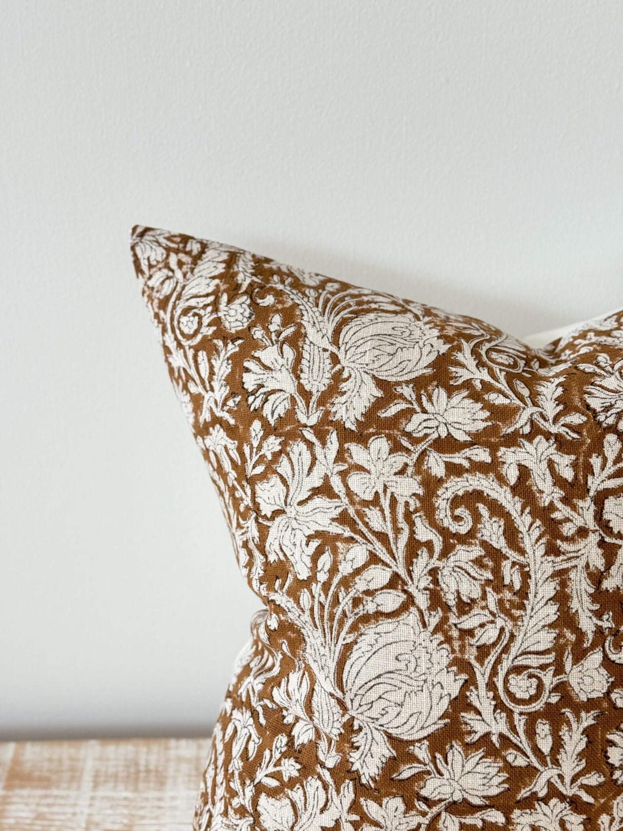 Ivy Rust Print Cushion