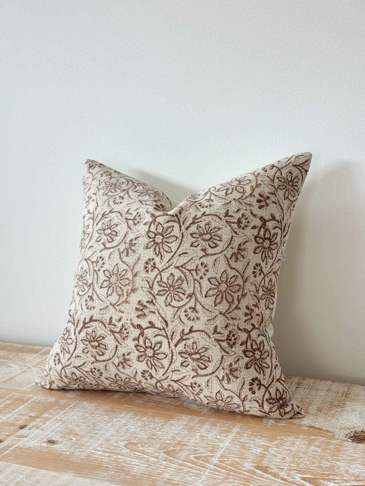 Ivy Brown Print Cushion