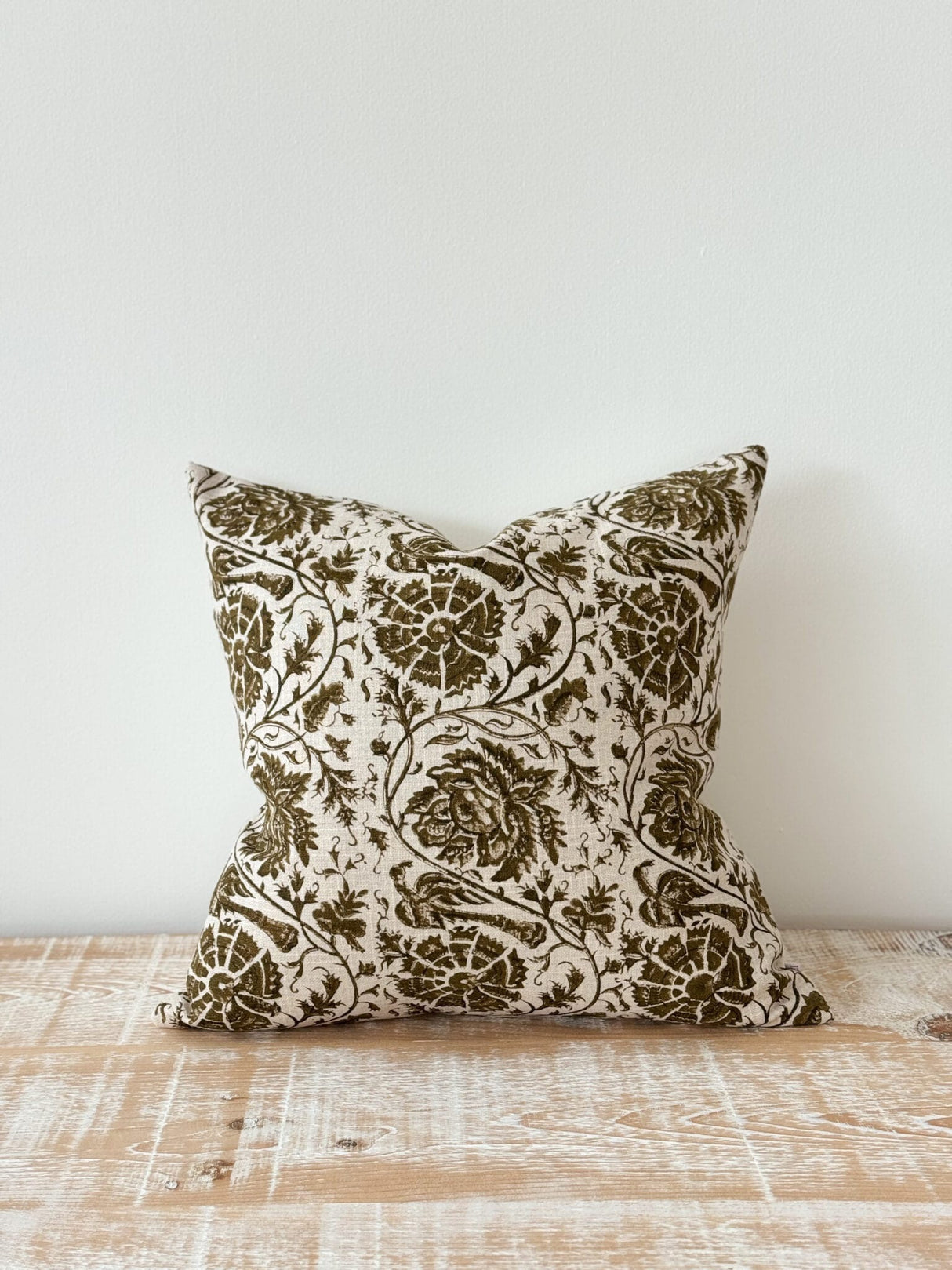 Ivy Olive Print Cushion