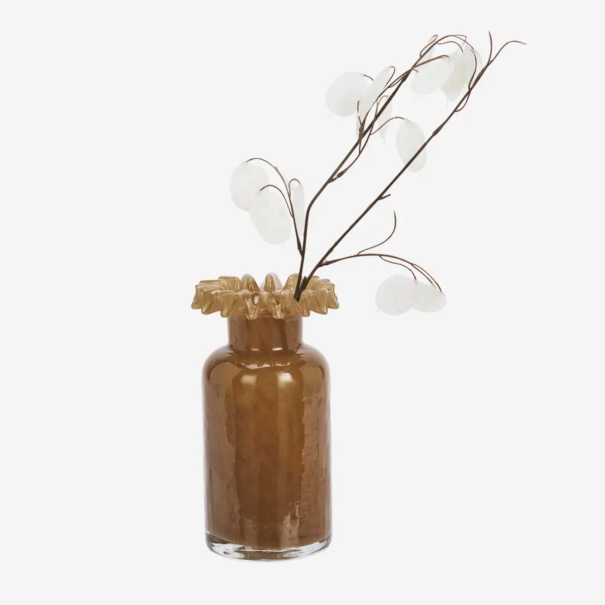 Glass Vase, Caramel