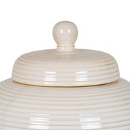 Neva Lidded Ceramic Jar - 2 sizes