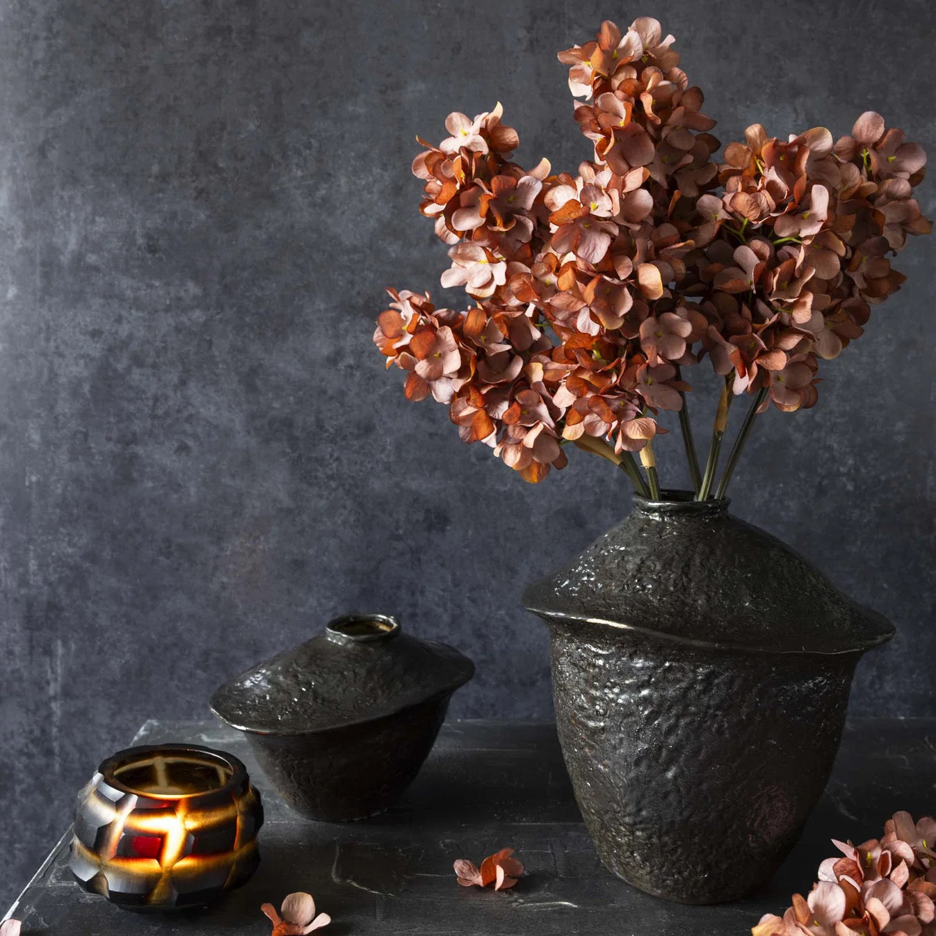 Artificial Cone Hydrangea, Antique Pink -  Abigail Ahern