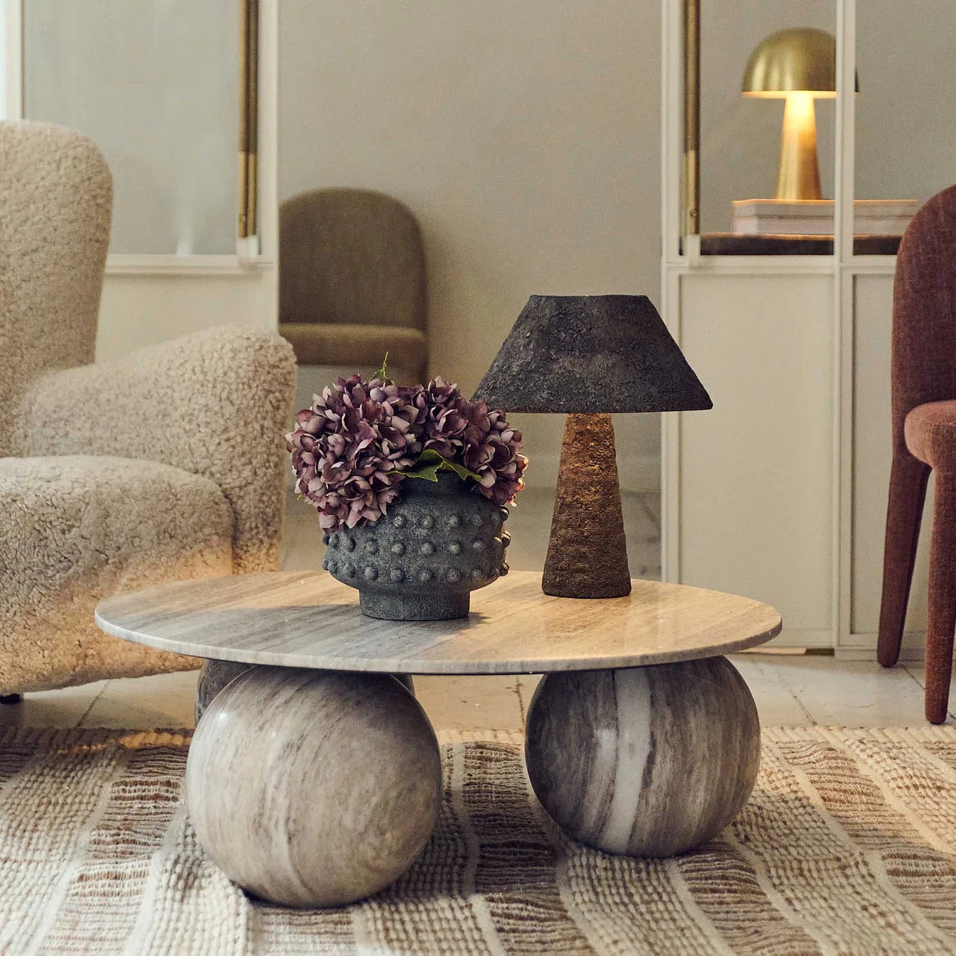 Ziga Cement Vase-Abigail Ahern