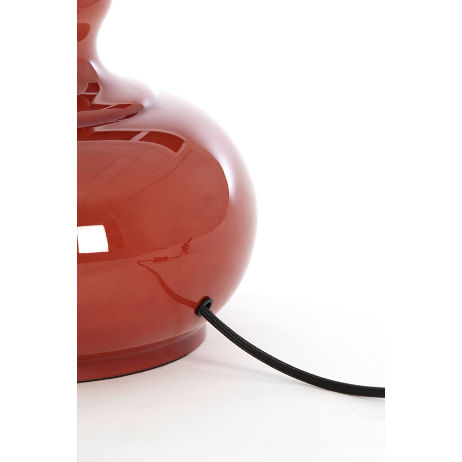 Light and Living - Small Lamp base VERDE glass brown