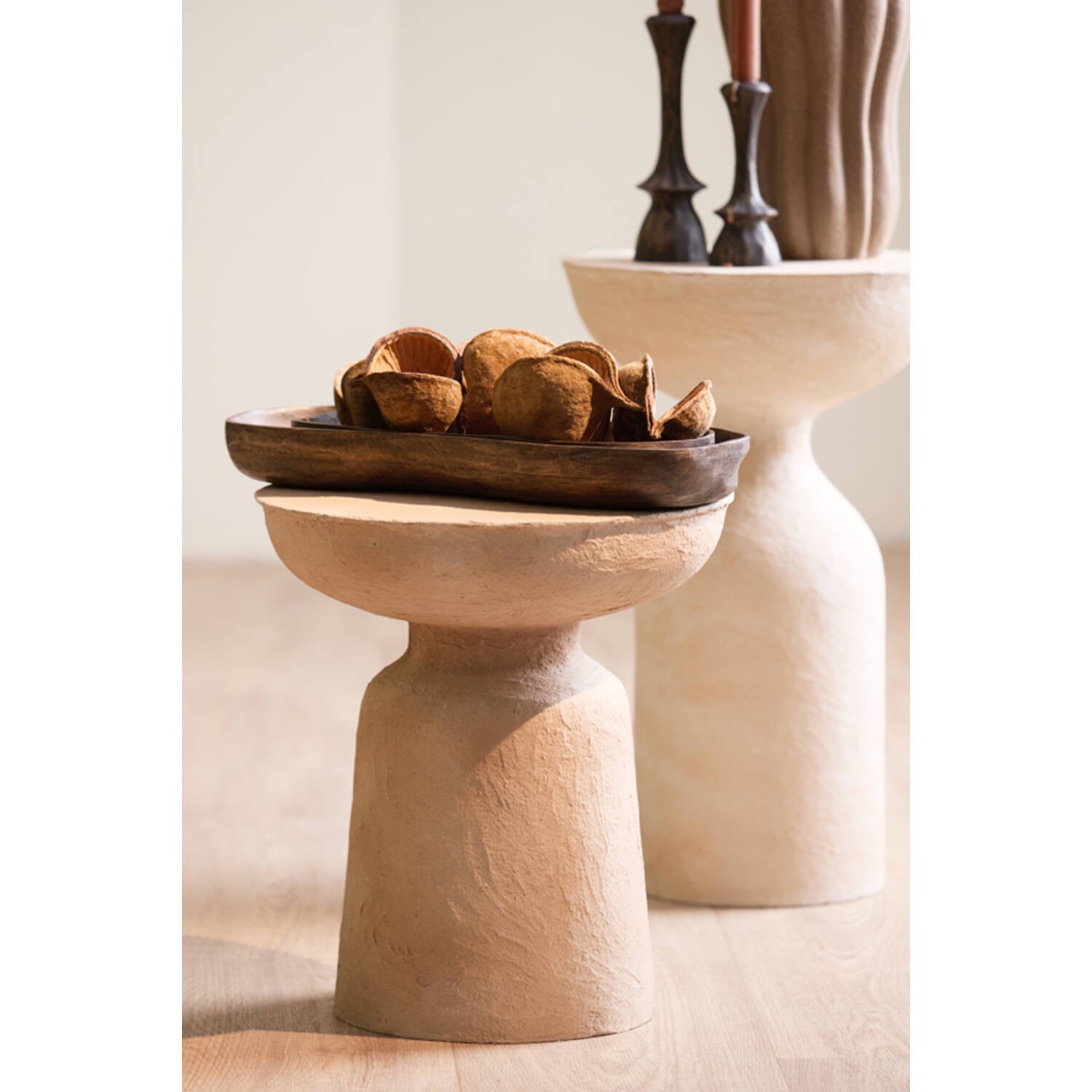 BUGABA wood antique brown Dish/Tray - 2 sizes