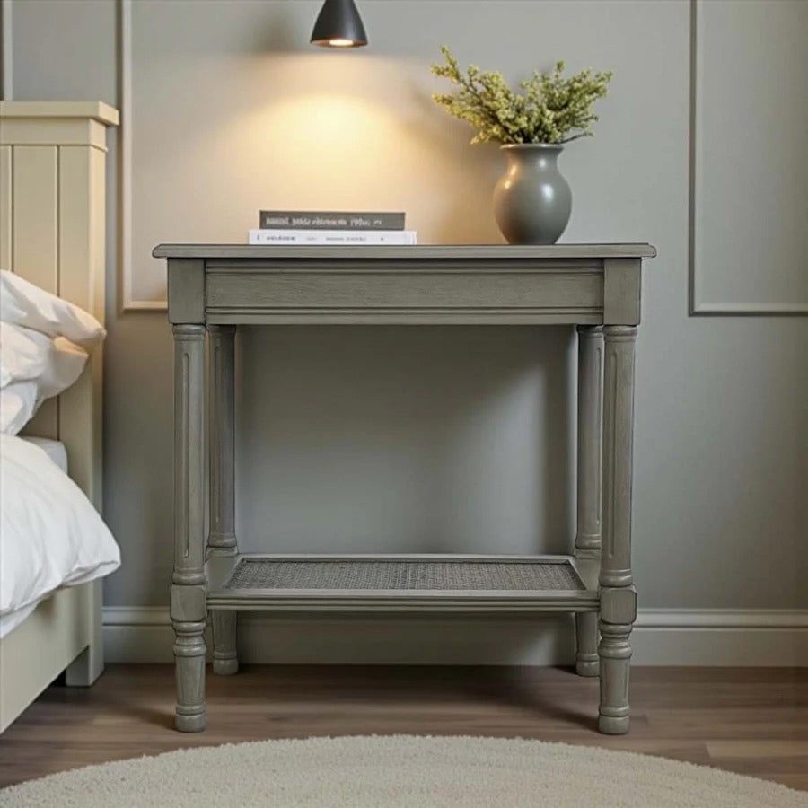 VENICE SIMPLE TABLE - DARK GREY