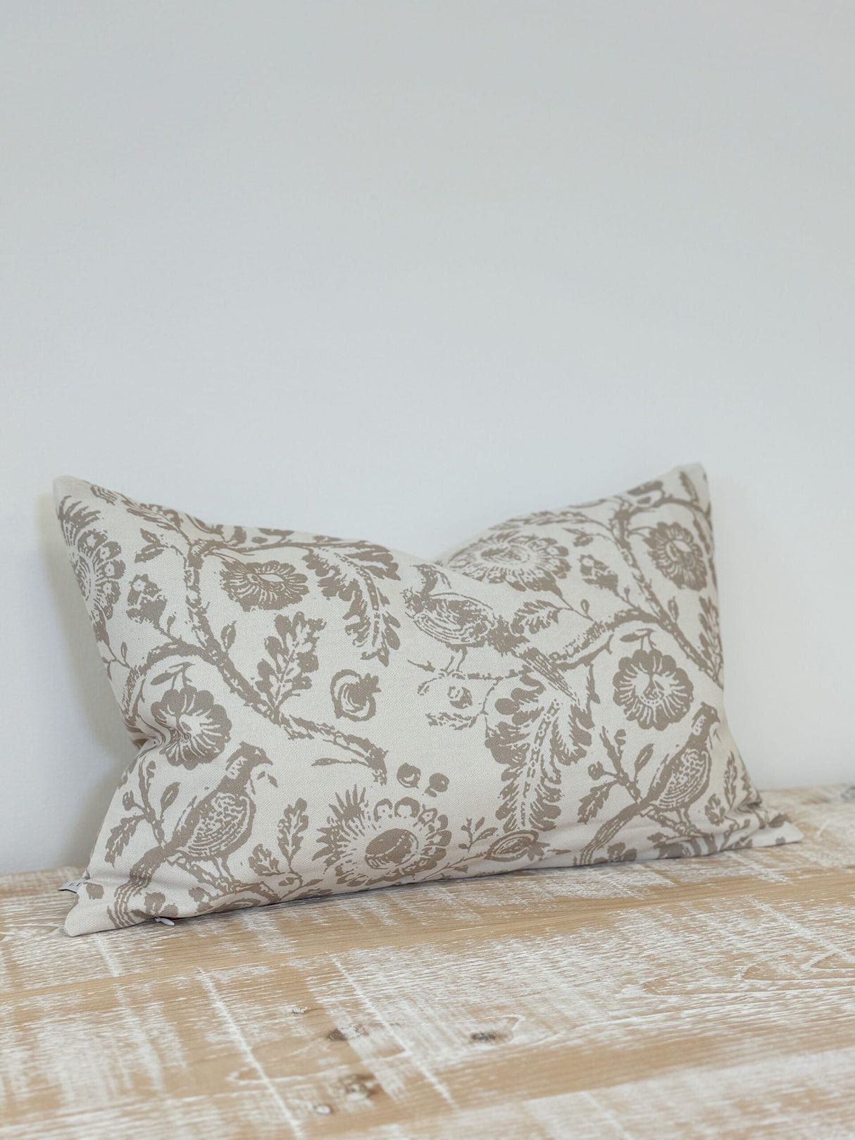 Aria Brown Print Cushion 50×30