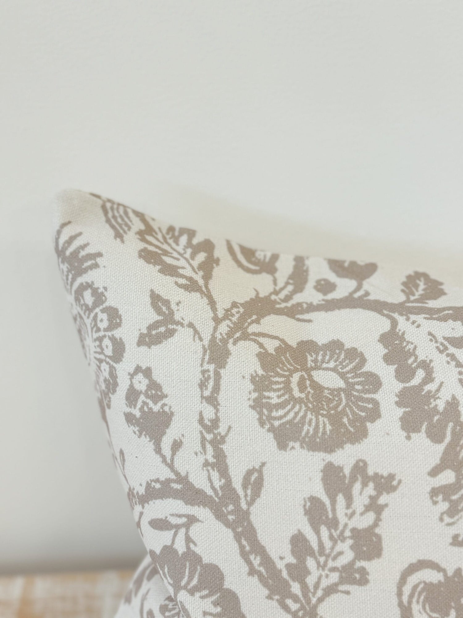 Aria Brown Print Cushion 50×30