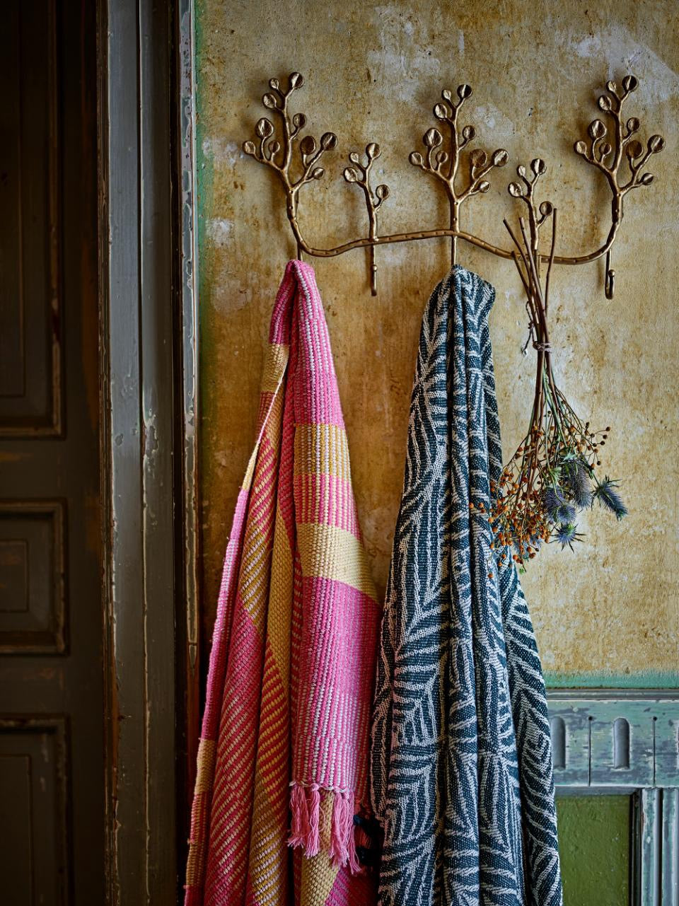 Padova Coat Rack, Brass, Metal