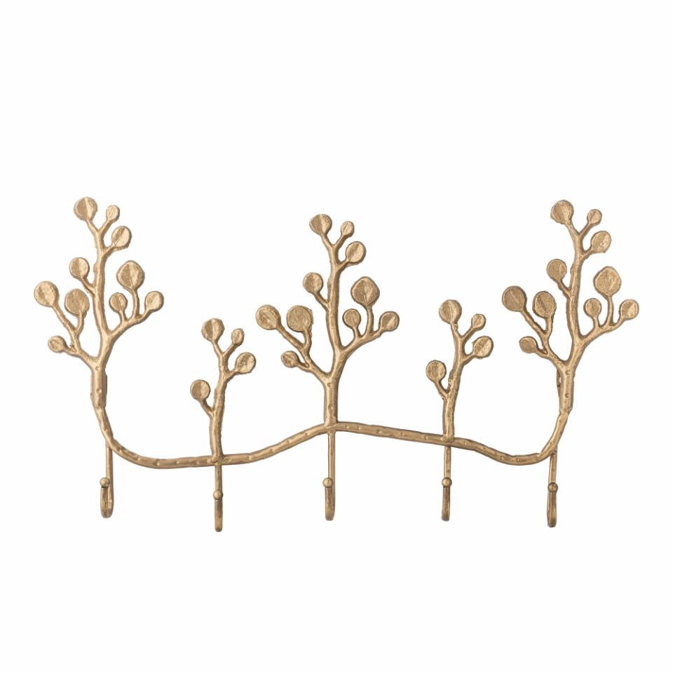 Padova Coat Rack, Brass, Metal
