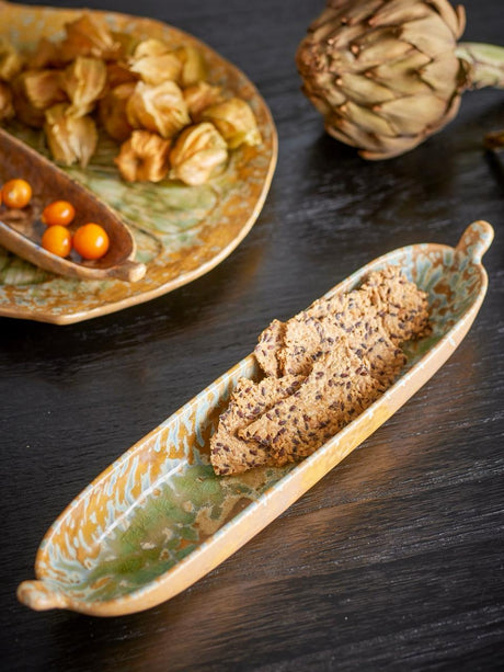 Milani Serving Plate, Green, Stoneware