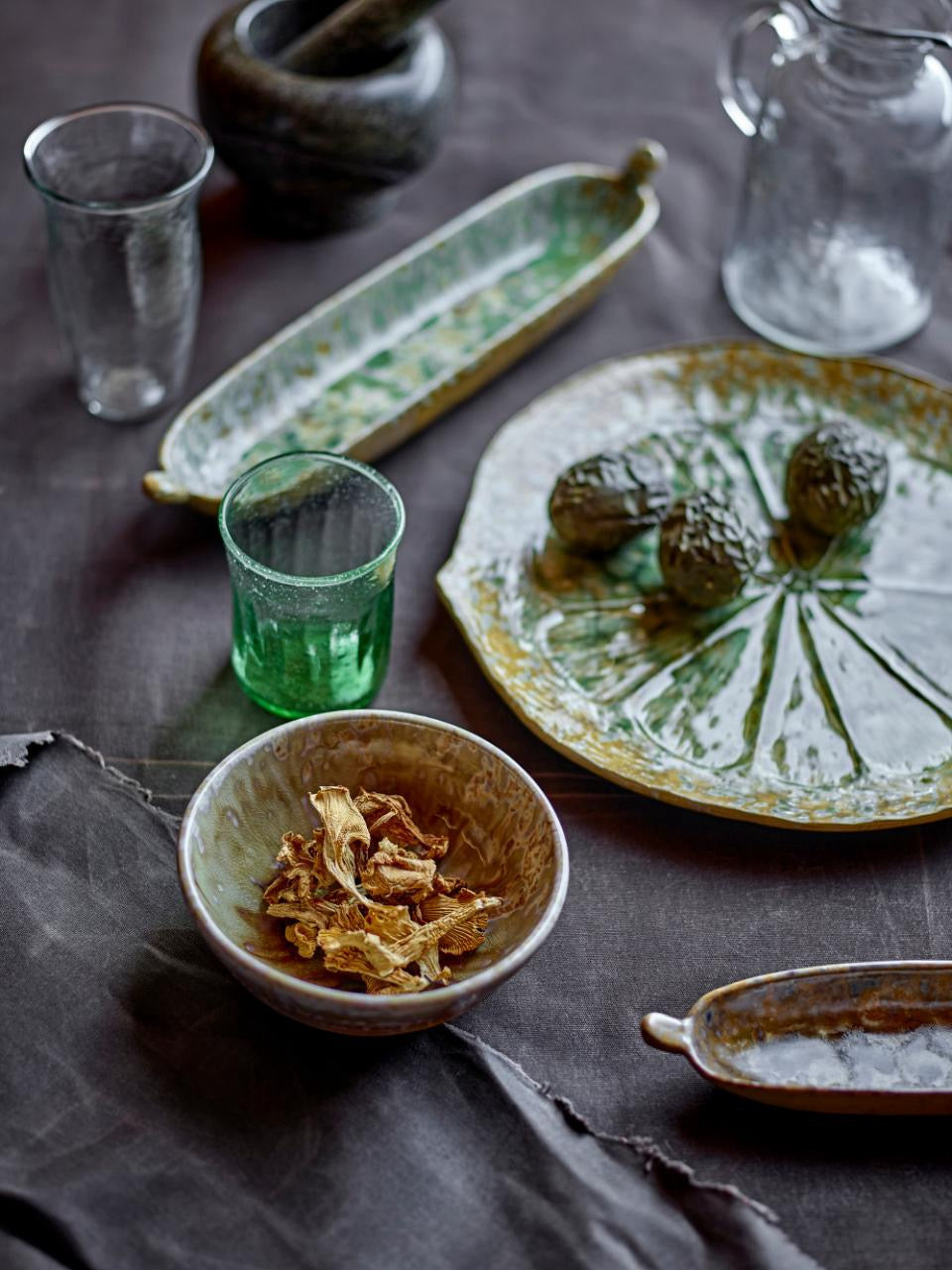 Milani Serving Plate, Green, Stoneware