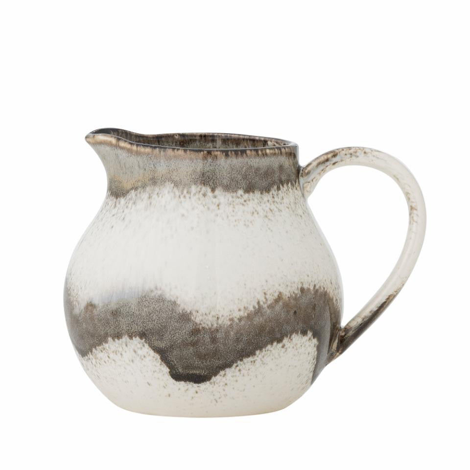Paula Milk Jug, Grey, Stoneware