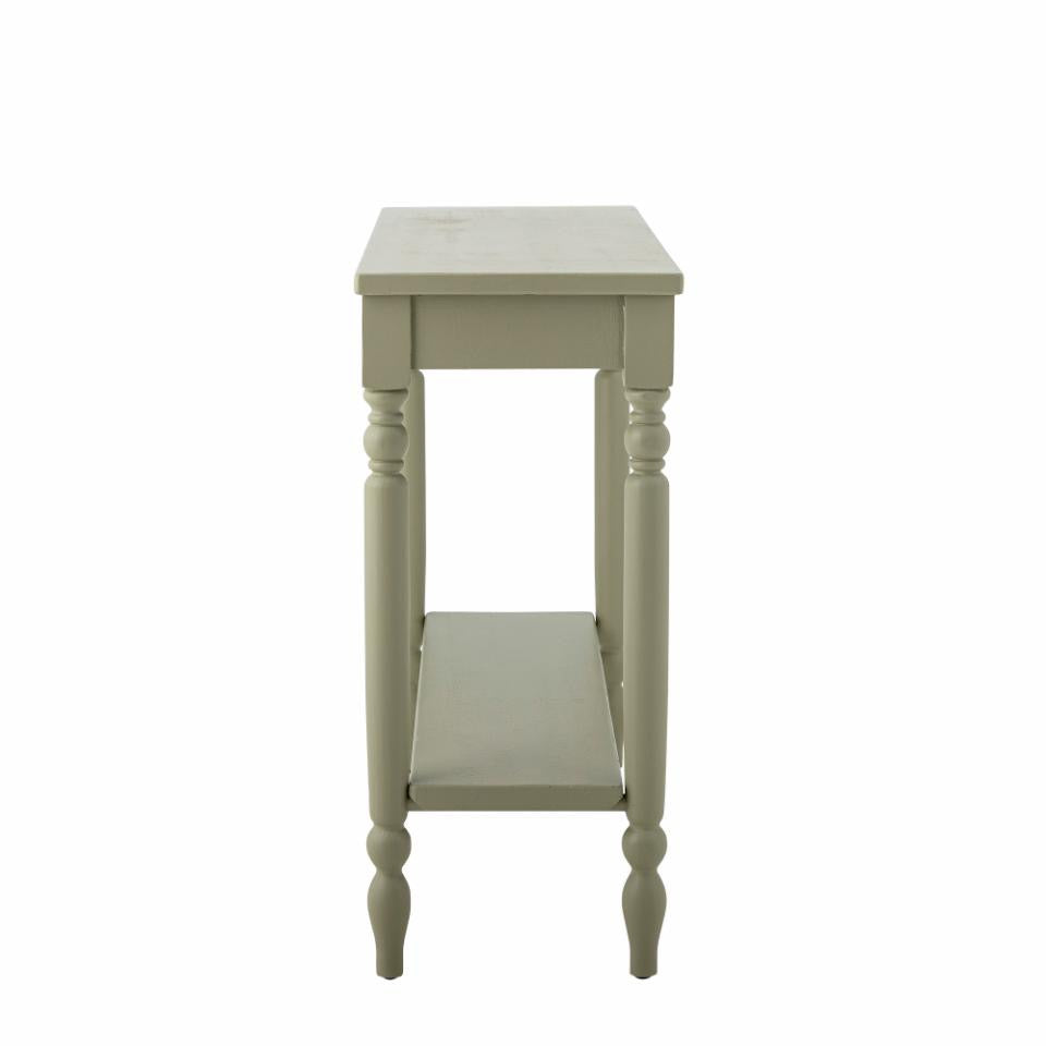Salla Side Table, Green, Pine.