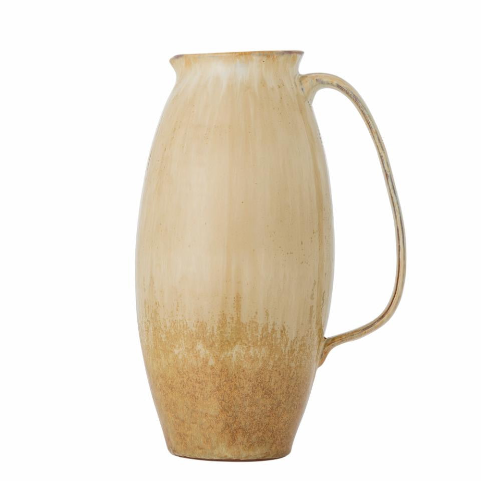 Saskia Jug, Yellow, Stoneware