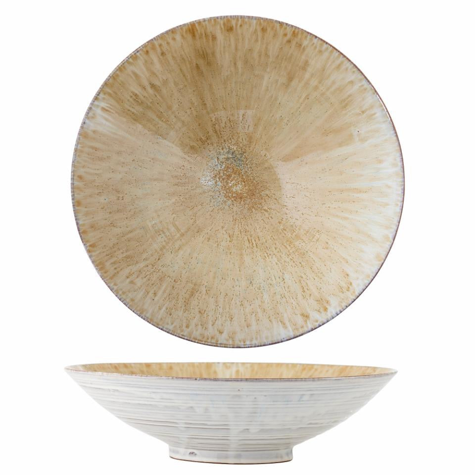 Saskia Bowl, Natural, Stoneware