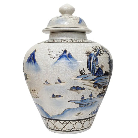 Ancient Landscape Ginger Jar