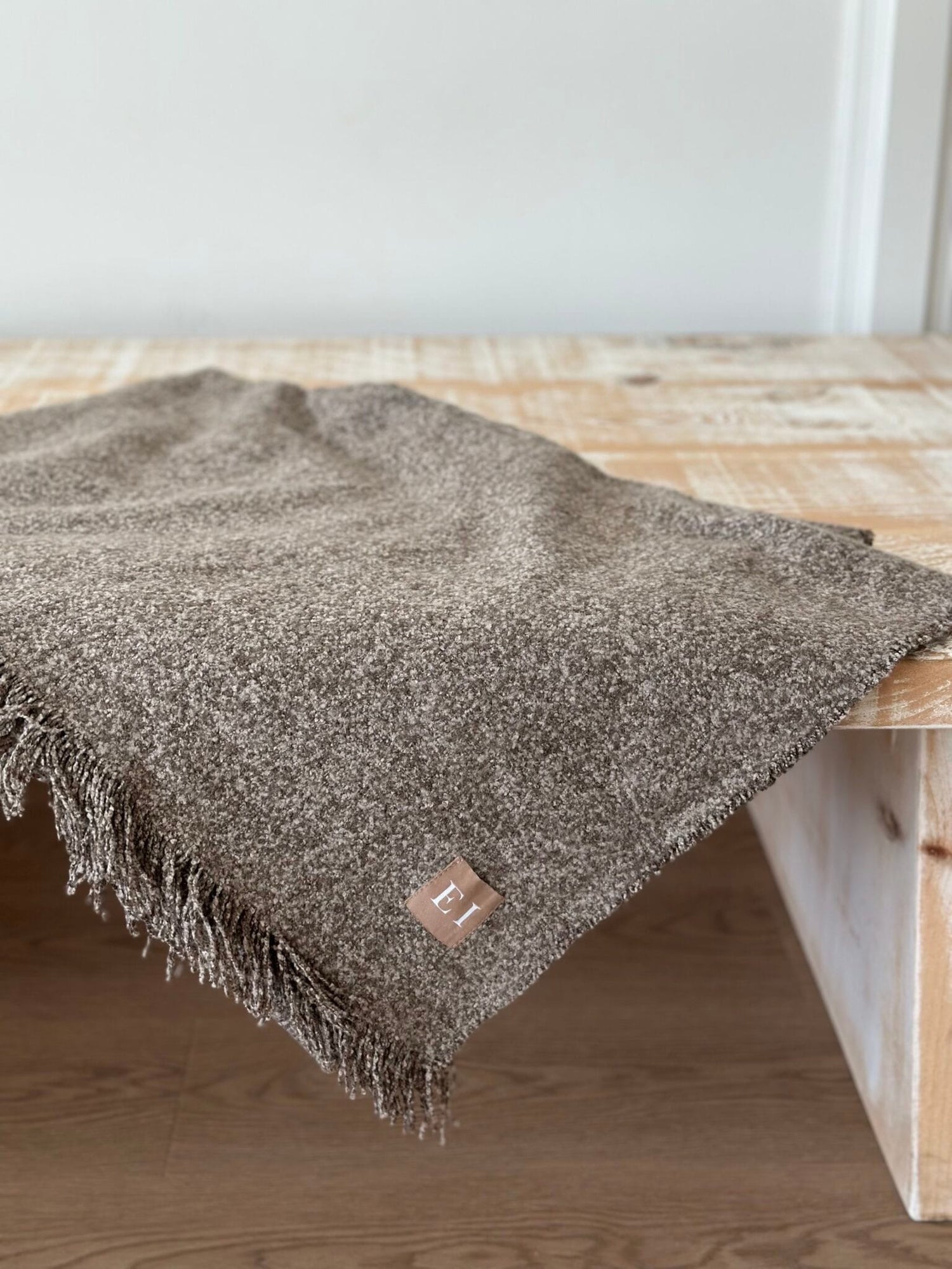 Soft Chocolate Brown Throw